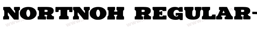 Nortnoh Regular字体转换